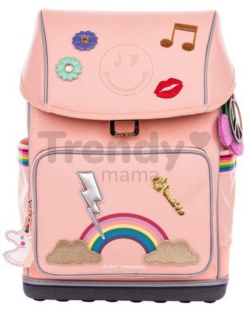Školský batoh veľký Ergomaxx Lady Gadget Pink Jeune Premier ergonomický luxusné prevedenie 41*27 cm