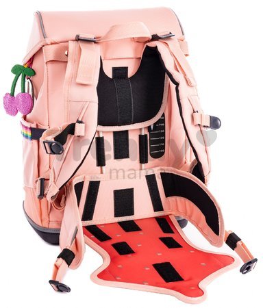 Školský batoh veľký Ergomaxx Lady Gadget Pink Jeune Premier ergonomický luxusné prevedenie 41*27 cm