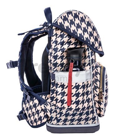 Školský batoh veľký Ergomaxx Houndstooth Horse Jeune Premier ergonomický luxusné prevedenie 41*27 cm