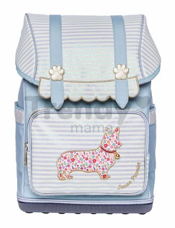 Školský batoh veľký Ergomaxx Liberty Corgi Jeune Premier ergonomický luxusné prevedenie 41*27 cm