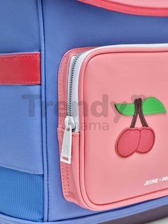 Školský batoh veľký Ergomaxx Cherry Pink Jeune Premier ergonomický luxusné prevedenie 42*27 cm