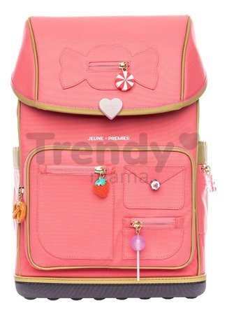 Školský batoh veľký Ergomaxx Candy Jeune Premier ergonomický luxusné prevedenie 41*27 cm