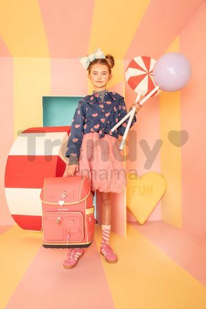Školský batoh veľký Ergomaxx Candy Jeune Premier ergonomický luxusné prevedenie 41*27 cm