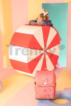 Školský batoh veľký Ergomaxx Candy Jeune Premier ergonomický luxusné prevedenie 41*27 cm