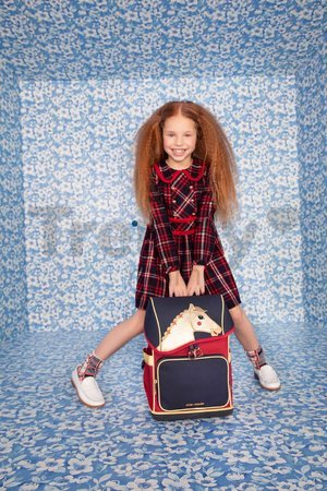 Školský batoh veľký Ergomaxx Saddle Bag Jeune Premier ergonomický luxusné prevedenie 41*27 cm