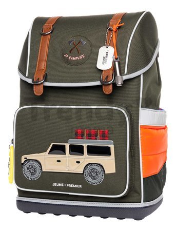Školský batoh veľký Ergomaxx Camp Life Jeune Premier ergonomický luxusné prevedenie 41*27 cm