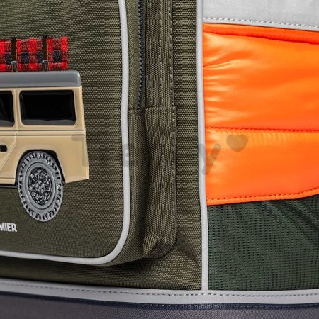 Školský batoh veľký Ergomaxx Camp Life Jeune Premier ergonomický luxusné prevedenie 41*27 cm