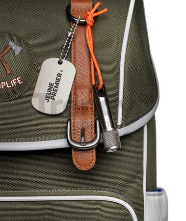 Školský batoh veľký Ergomaxx Camp Life Jeune Premier ergonomický luxusné prevedenie 41*27 cm