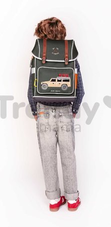Školský batoh veľký Ergomaxx Camp Life Jeune Premier ergonomický luxusné prevedenie 41*27 cm
