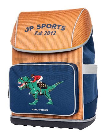 Školský batoh veľký Ergomaxx Polo Dino Jeune Premier ergonomický luxusné prevedenie 41*27 cm