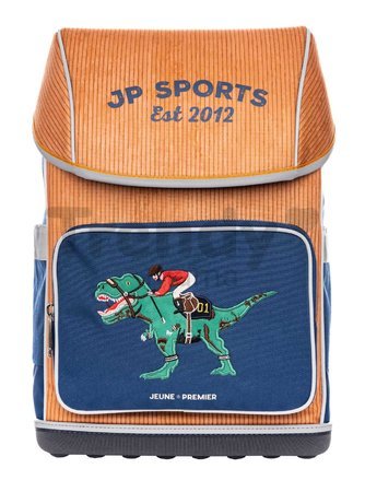 Školský batoh veľký Ergomaxx Polo Dino Jeune Premier ergonomický luxusné prevedenie 41*27 cm