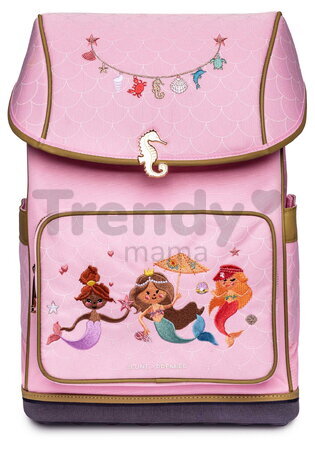 Školský batoh veľký Ergomaxx Mermaids Jeune Premier ergonomický luxusné prevedenie 42*27 cm