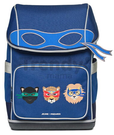 Školský batoh veľký Ergomaxx Supercats Jeune Premier ergonomický luxusné prevedenie 42*27 cm