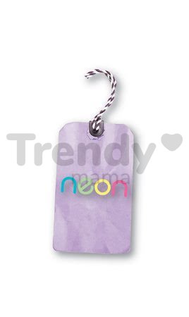 Plyšový medvedík Plume-Mini Neon Kaloo 12 cm pre najmenších fialový