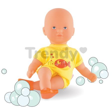 Bábika Mini Bath Yellow Corolle s modrými očami a plutvami 20 cm od 18 mes