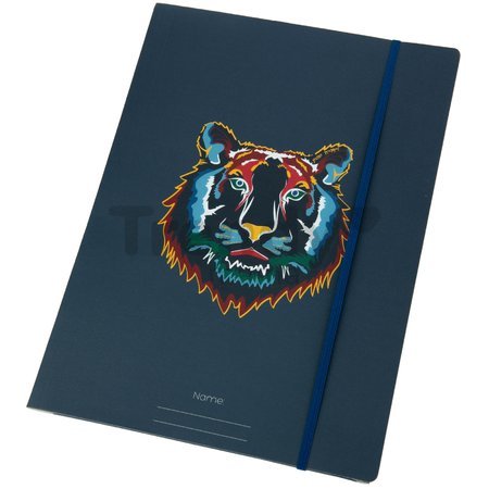 Školské dosky na zošity A4 File Folder Tiger Navy Jeune Premier elastické luxusné prevedenie