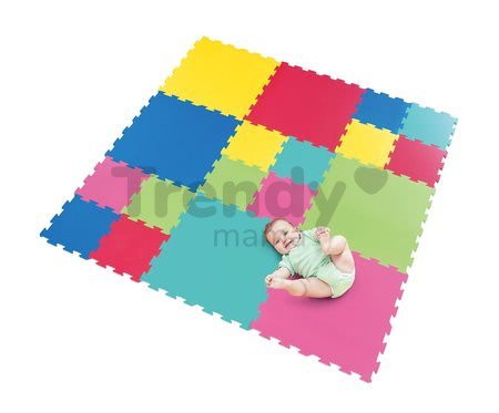 Penové puzzle Lee podložka pre najmenších 6 dielov 62*62*1,3 cm a 12 dielov 32*32*1,3 cm od 0 mes