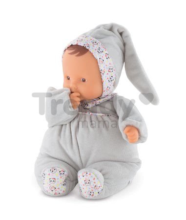 Bábika Babipouce Happy Panda Mon Doudou Corolle s hnedými očami a špúliacimi ústočkami 28 cm od 0 mes