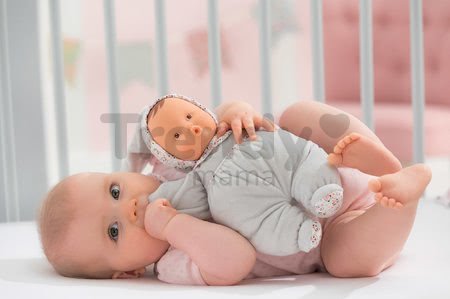 Bábika Babipouce Happy Panda Mon Doudou Corolle s hnedými očami a špúliacimi ústočkami 28 cm od 0 mes