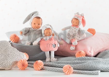Bábika Babipouce Happy Panda Mon Doudou Corolle s hnedými očami a špúliacimi ústočkami 28 cm od 0 mes