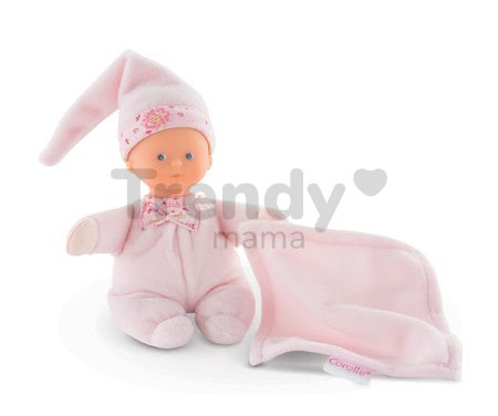 Bábika Minirêve Mon Doudou Corolle Cotton Flower s modrými očami 16 cm od 0 mes