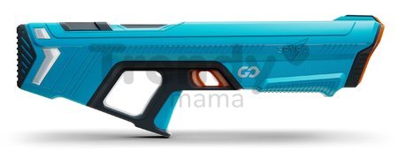Vodná pištoľ s manuálnym nabíjaním vodou SpyraGO Blue Spyra s elektronickým indikátorom stavu batérie a dostrelom 8 metrov modrá od 8 rokov