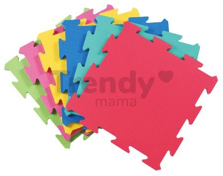 Penové puzzle Lee podložka pre najmenších 6 dielov 62*62*1,3 cm a 12 dielov 32*32*1,3 cm od 0 mes