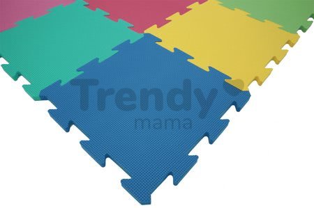 Penové puzzle Lee podložka pre najmenších 6 dielov 62*62*1,3 cm a 12 dielov 32*32*1,3 cm od 0 mes