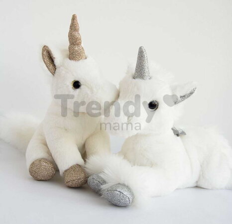 Plyšový jednorožec Unicorn Histoire d’ Ours biely 23 cm od 0 mes HO2659