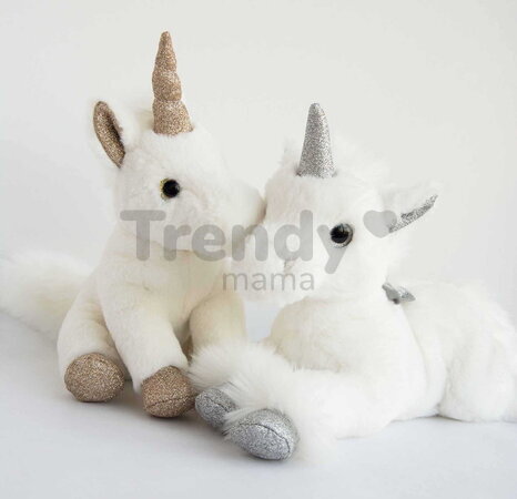 Plyšový jednorožec Unicorn Histoire d’ Ours biely 23 cm od 0 mes HO2659