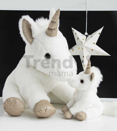 Plyšový jednorožec Unicorn Histoire d’ Ours biely 23 cm od 0 mes HO2659