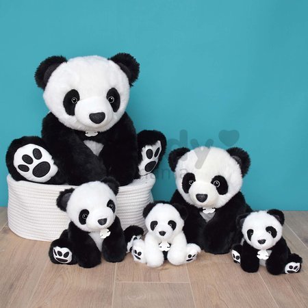 Plyšová panda So Chic Panda Histoire d’ Ours čierno-biela 35 cm od 0 mes