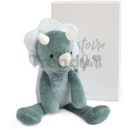 Plyšový dinosaurus Sweety Chou Histoire d’ Ours zelený 30 cm v darčekovom balení od 0 mes