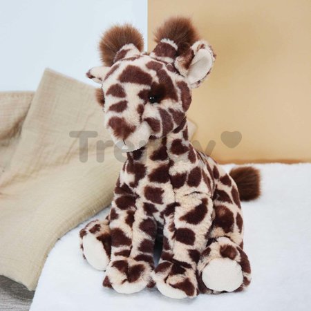 Plyšová žirafa Lisi the Giraffe Histoire d’ Ours hnedá 30 cm v darčekovom balení od 0 mes