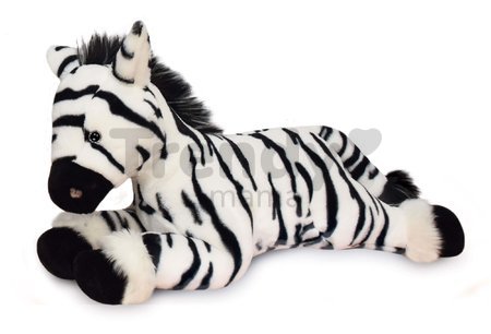 Plyšová zebra Zephir the Zebra Histoire d’ Ours čierno-biela 35 cm v darčekovom balení od 0 mes