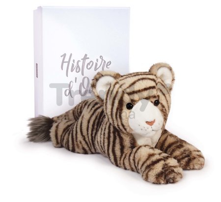 Plyšový tiger Bengaly the Tiger Histoire d’ Ours hnedý 35 cm v darčekovom balení od 0 mes