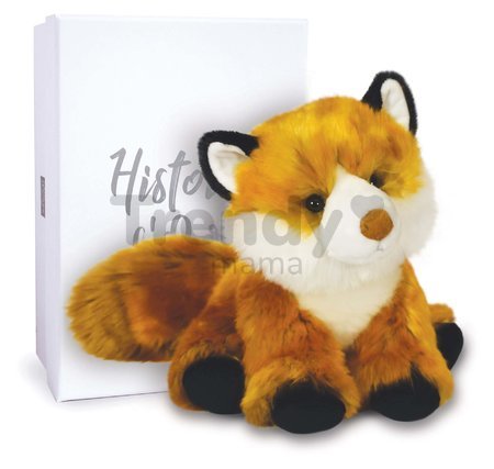 Plyšová líška Gus the Fox Histoire d’ Ours oranžová 28 cm v darčekovom balení od 0 mes