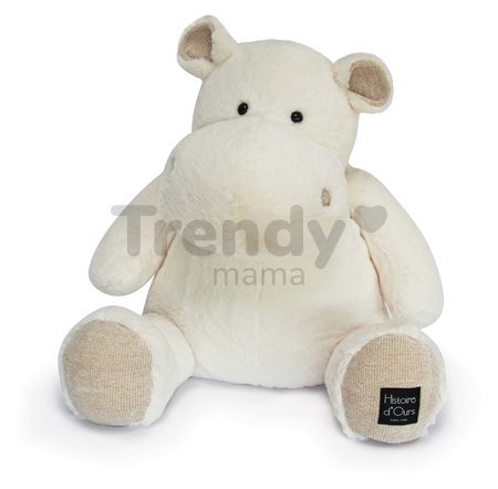 Plyšový hroch Hip' Chic Hippo Cocooning Histoire d’ Ours biely 85 cm od 0 mes