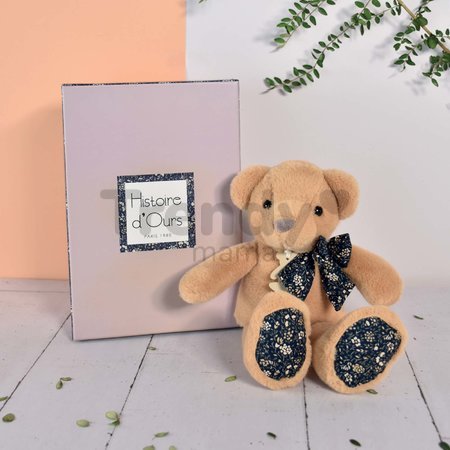 Plyšový medvedík Bear Light Brown Copain Calin Histoire d’ Ours hnedý 25 cm v darčekovom balení od 0 mes