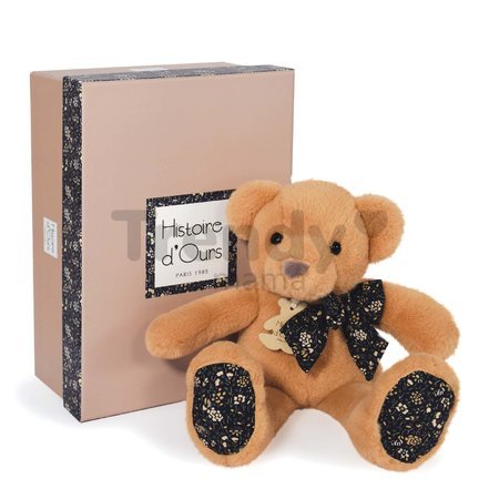 Plyšový medvedík Bear Light Brown Copain Calin Histoire d’ Ours hnedý 25 cm v darčekovom balení od 0 mes