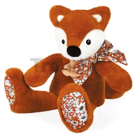 Plyšová líška Fox Copain Calin Histoire d’ Ours oranžová 25 cm v darčekovom balení od 0 mes