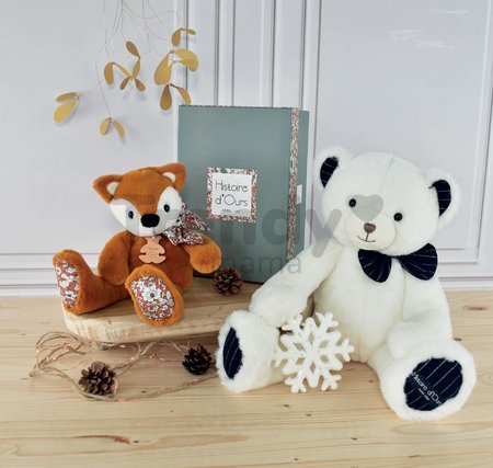 Plyšový medvedík Bear Ivory Les Preppy Chics Histoire d’ Ours biely 30 cm v darčekovom balení od 0 mes