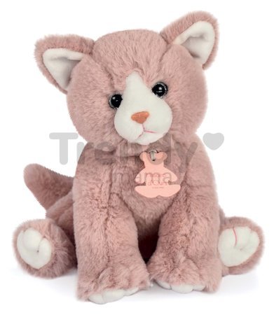 Plyšová mačička Baby Cat Powder Pink Histoire d’ Ours ružová 18 cm v darčekovom balení od 0 mes