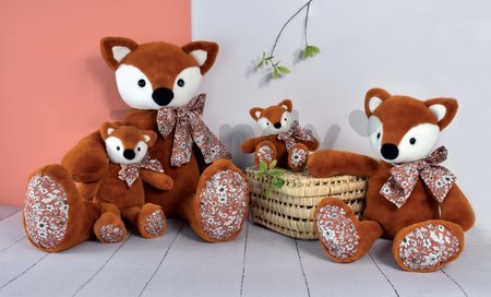 Plyšová líška Fox Copain Calin Histoire d’ Ours oranžová 25 cm v darčekovom balení od 0 mes