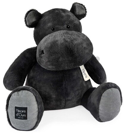 Plyšový hroch Hippo Anthracite Grey Histoire d’ Ours čierny 85 cm od 0 mes HO3208