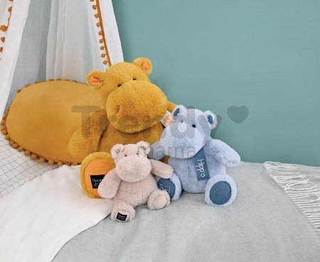 Plyšový hroch Ocher Hippo Cocooning Histoire d’ Ours žltý 25 cm od 0 mes