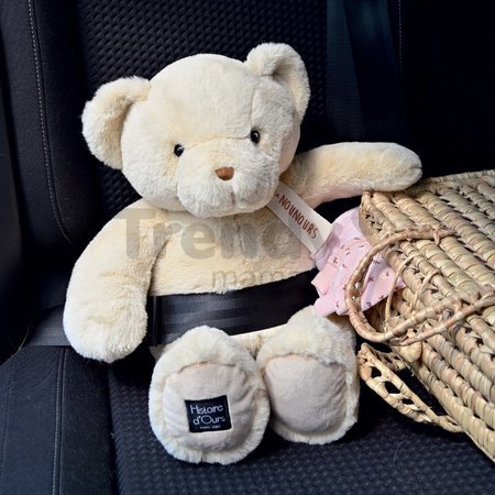 Plyšový medvedík Vanilla Le Nounours Histoire d’ Ours béžový 40 cm od 0 mes
