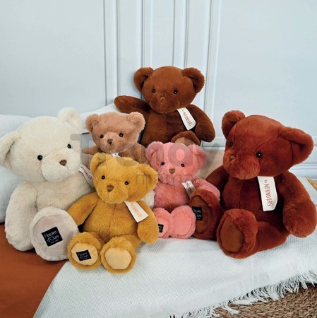 Plyšový medvedík Pink Praline Le Nounours Histoire d’ Ours ružový 40 cm od 0 mes