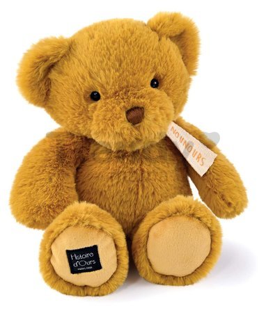 Plyšový medvedík Ocher Le Nounours Histoire d’ Ours oranžový 28 cm od 0 mes