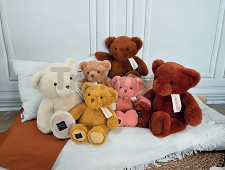 Plyšový medvedík Ocher Le Nounours Histoire d’ Ours oranžový 28 cm od 0 mes